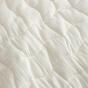 Platinum Cascade Ivory Coverlet Set | Queen/King Bed