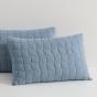 Platinum Cascade Slate Coverlet Set | Queen/King Bed