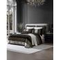 Davinci Sovereign Stripe Bronze Quilt Cover Set | Super King Bed