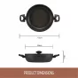 Essteele Per Salute Covered Sauteuse Pan | 28cm/4L