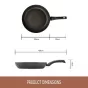 Essteele Per Salute Open French Skillet | 30cm