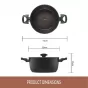 Essteele Per Salute Covered Casserole | 28cm/7.7L