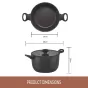 Essteele Per Domani Ceramic Nonstick Covered Casserole | 24cm/5.5L