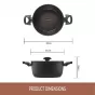 Essteele Per Salute Covered Casserole | 24cm/4.5L