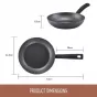 Essteele Per Benessere Ceramic Nonstick Open French Skillet | 24cm