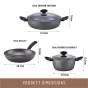 Essteele Per Benessere Ceramic Nonstick Cookware Set | 3 Piece