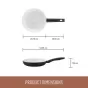 Essteele Essenza Ceramic Nonstick Induction Open French Skillet | 24cm