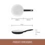 Essteele Essenza Ceramic Nonstick Induction Open French Skillet | 28cm