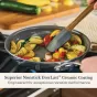 Anolon EverLast Ceramic Stainless Steel Nonstick Induction Open Fry Pan | 25.4cm