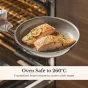 Anolon EverLast Ceramic Stainless Steel Nonstick Induction Open Fry Pan | 25.4cm