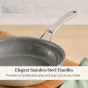 Anolon EverLast Ceramic Stainless Steel Nonstick Induction Open Fry Pan | 31cm