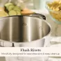 Anolon EverLast Tri-Ply Clad Stainless Steel Induction Covered Stockpot | 26cm/7.6L