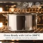 Anolon EverLast Tri-Ply Clad Stainless Steel Induction Covered Stockpot | 26cm/7.6L