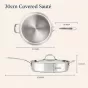 Anolon EverLast Tri-Ply Clad Stainless Steel Induction Covered Sauté Pan | 30cm/4.7L