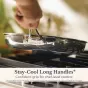 Anolon EverLast Tri-Ply Clad Stainless Steel Induction Fry Pan Set | 2 Piece