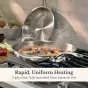 Anolon EverLast Tri-Ply Clad Stainless Steel Induction Fry Pan Set | 2 Piece
