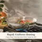 Anolon EverLast Tri-Ply Clad Stainless Steel Induction Open Stirfry Pan with Helper Handle | 32cm