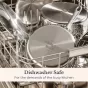 Anolon EverLast Tri-Ply Clad Stainless Steel Induction Open Stirfry Pan with Helper Handle | 32cm
