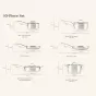 Anolon EverLast Tri-Ply Clad Stainless Steel Induction Cookware Set | 10 Piece