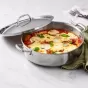 Essteele Eternita Stainless Steel Covered Sauteuse | 30cm/5.6L