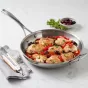 Essteele Eternita Stainless Steel Open French Skillet with Helper Handle | 30cm