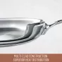 Essteele Eternita Stainless Steel Open French Skillet | 20cm