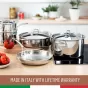 Essteele Eternita Stainless Steel Open French Skillet | 20cm