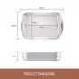 Essteele Clad Ovenware Rectangular Roasting Pan Large | 37x27x8cm