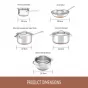 Essteele Per Vita Cookware Set | 5 Piece