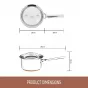 Essteele Per Vita Covered Saucepan | 16cm/1.9L