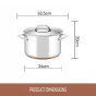 Essteele Per Vita Covered Stockpot | 24cm/7.1L