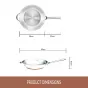 Essteele Per Vita Open French Skillet | 28cm