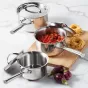 Essteele Per Vita Covered Saucepan Set | 3 Piece