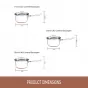 Essteele Per Vita Covered Saucepan Set | 3 Piece
