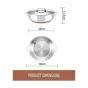 Essteele Per Vita Covered Sauteuse Pan | 28cm/5.2L