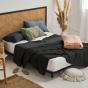 Linen House Nara Bamboo Cotton 400TC Sheet Set | King | Charcoal