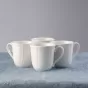 Noritake Baroque White Mug 325ml | 4 Piece