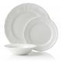 Noritake Baroque White Dinner Set | 12 Piece