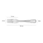 Noritake Chamonix Dessert Fork | 1 Piece