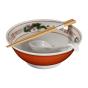 Omotenashi Chuka Dragon Green Ramen Bowl 19.5cm with Chopsticks & Spoon | Gift Set