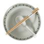 Omotenashi Chuka Garden Teal Ramen Bowl 19.5cm with Chopsticks & Spoon | Gift Set