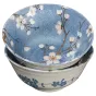 Omotenashi Fuji Sakura Bowl 15cm with Chopsticks | Set of 4