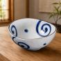 Omotenashi Uzukarakusa Oval Bowl | Set of 3