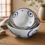 Omotenashi Uzukarakusa Oval Bowl | Set of 3