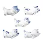 Omotenashi Hand Painted Cats Chopstick Rest | Set of 5