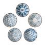 Omotenashi Kobachi Karakusa Dishes 9cm | Set of 5