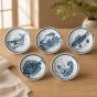 Omotenashi Sea Creatures Dishes 9.5cm | Set of 5