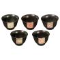 Omotenashi Hanayuzen Chazukedon Tea Bowl 12cm | Set of 5