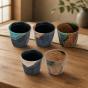 Omotenashi Goshiki Tea Cup | Set of 5