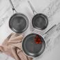 Swiss Diamond DLX Clad Nonstick Frypan Set | 3 Piece